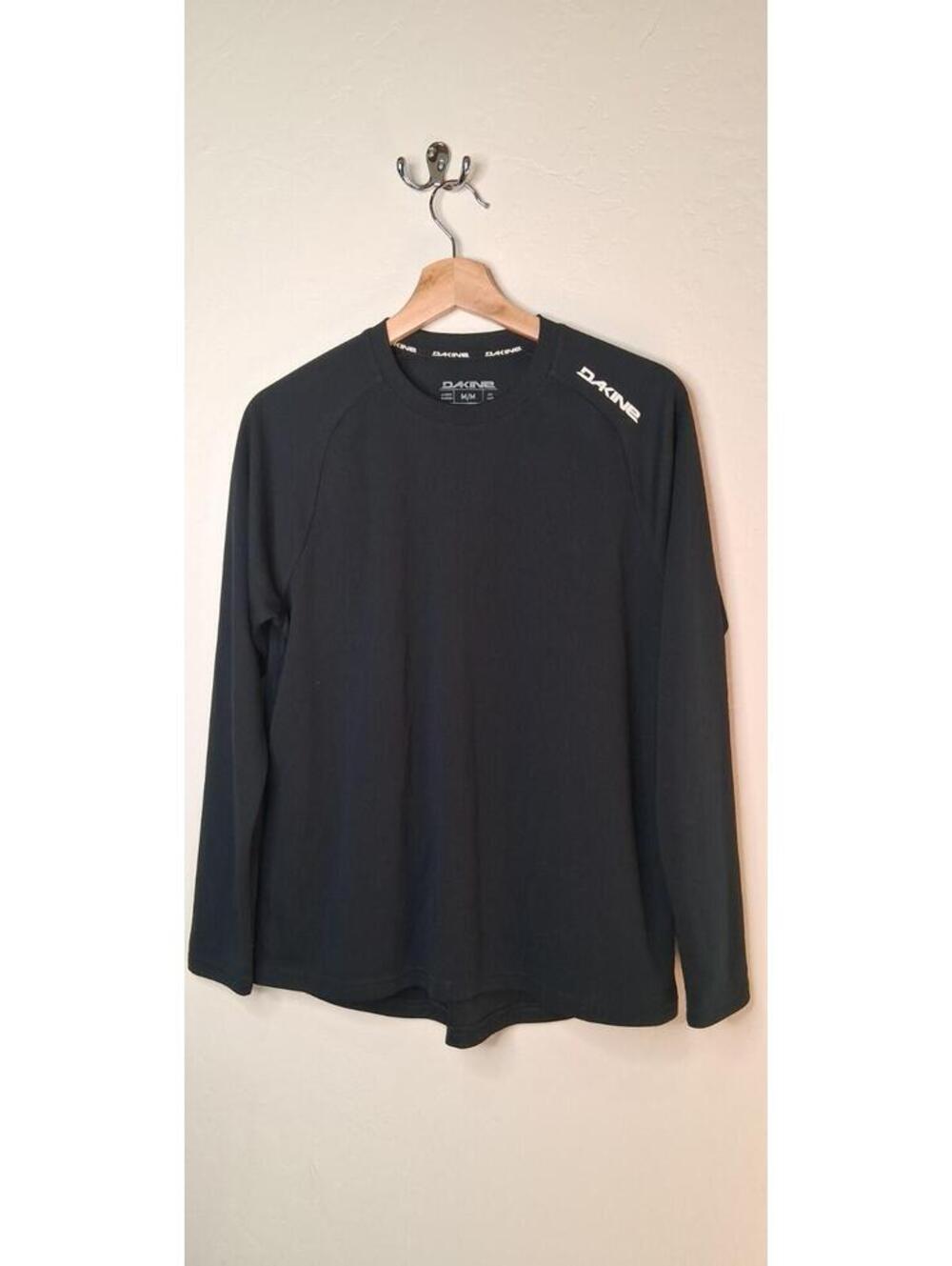 Dakine Men's Medium Black Syncline Long Sleeve Mountain Bike Jersey Shirt M